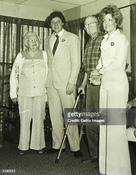 Van Buren, Arkansas, Bill Clinton on a visit to Juanita Broaddrick's nursing home