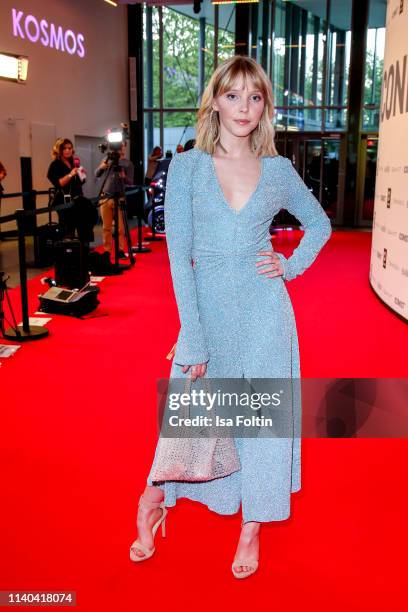 German actress and singer Lina Larissa Strahl attends the annual Young Icons Award at Kosmos on April 30, 2019 in Berlin, Germany.