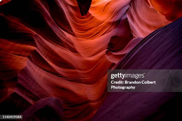 antelope canyon travel - red rock formation stock pictures, royalty-free photos & images