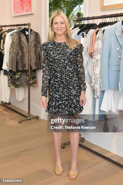 Crystal Lourd attends Veronica Beard Pacific Palisades Store Opening Party on April 30, 2019 in Pacific Palisades, California.