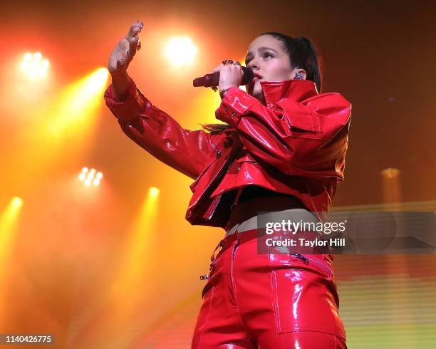 Rosalia performs at Webster Hall on April 30, 2019 in New York City.