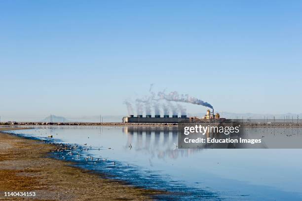 Geothermal power plant Salton Sea, California.