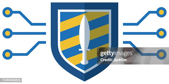 Sec Shield Security Shield Logo High-Res Vector Graphic - Getty Images