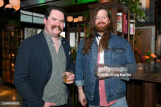 Jayce McConnell and Jeremy Salmon attend the Garden & Gun Mint Julep Month kick off event in partnership with Maker's Mark and Bourbon Country at...