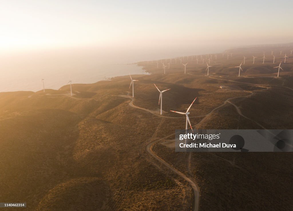 Group of wind turbines