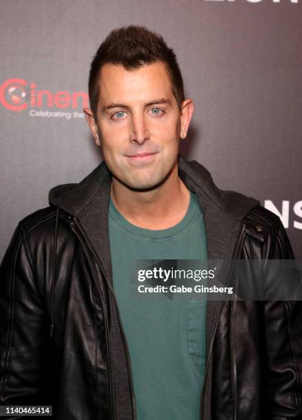 Singer Jeremy Camp attends the Lionsgate presentation during CinemaCon at The Colosseum at Caesars Palace on April 04, 2019 in Las Vegas, Nevada....