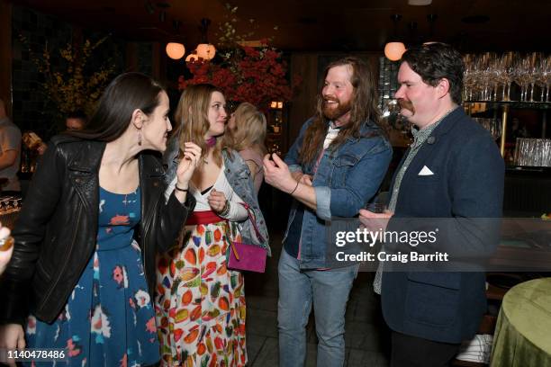 Darlin Kulla, Sara Salmon, Jeremy Salmon and Jayce McConnell attend the Garden & Gun Mint Julep Month kick off event in partnership with Maker's Mark...