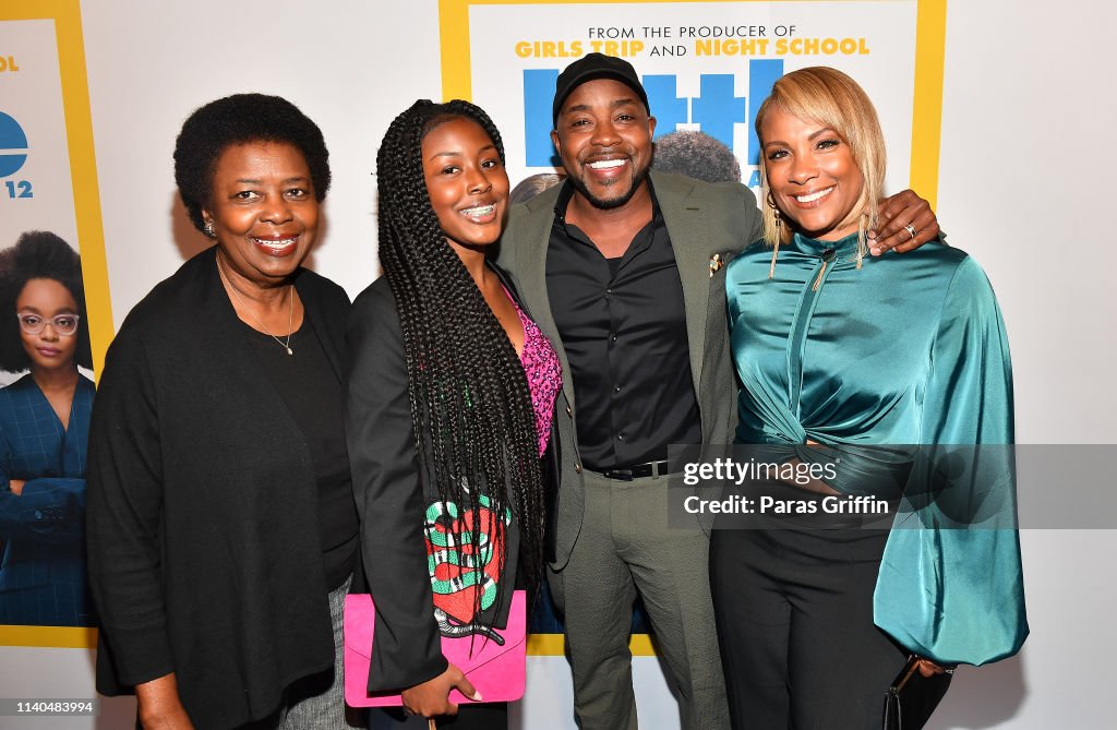 Atlanta Red Carpet Screening Of "Little" With Regina Hall, Issa Rae, Marsai Martin, Will Packer And Tina Gordon At Regal Atlantic Station