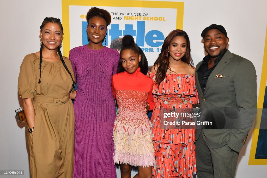 Issa Rae Little Tina Gordon, Issa Rae, Marsai Martin, Regina Hall, and Will Packer ...