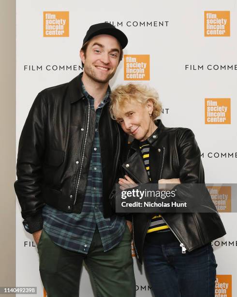 Robert Pattinson and director Claire Denis attend The Film Society of Lincoln Center's Film Comment Free Talk for "High Life" at Elinor Bunin Munroe...