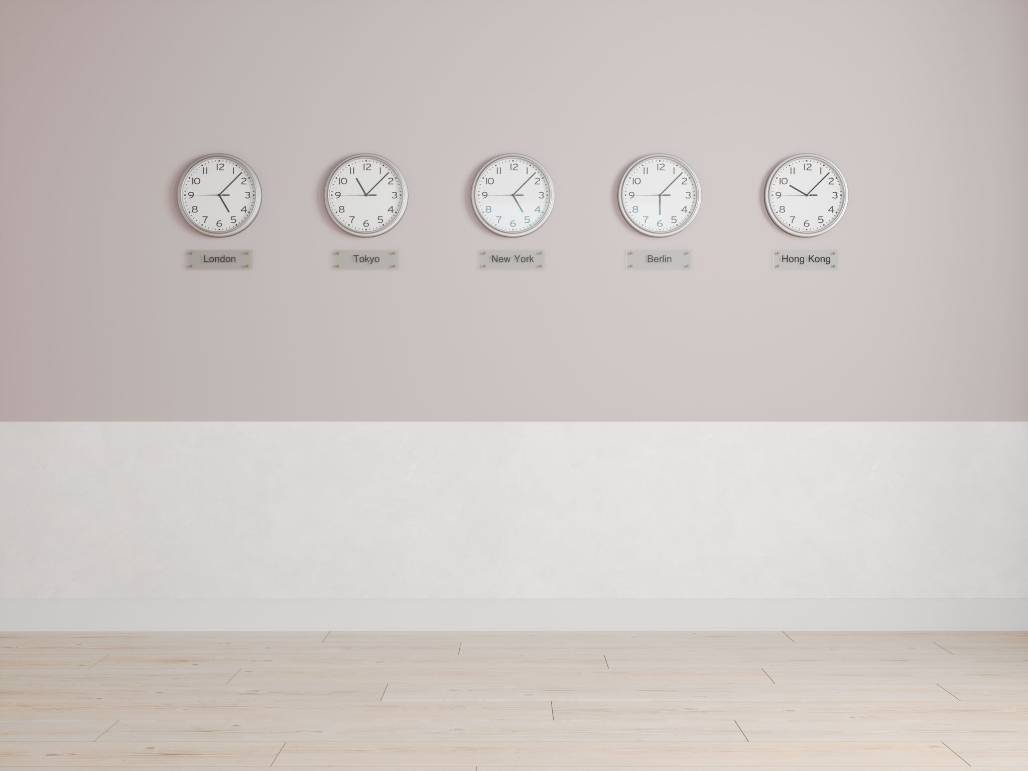 world clock interface