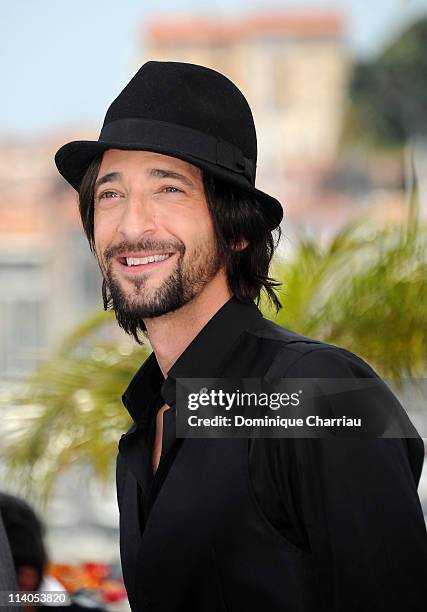 Actor Adrien Brody attends the "Midnight In Paris" Photocall at the Palais des Festivals during the 64th Cannes Film Festival on May 11, 2011 in...