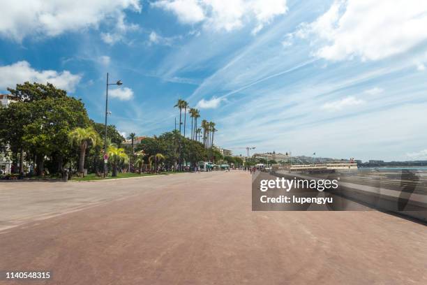 croisette street,cannes - cote d azur ストックフォトと画像