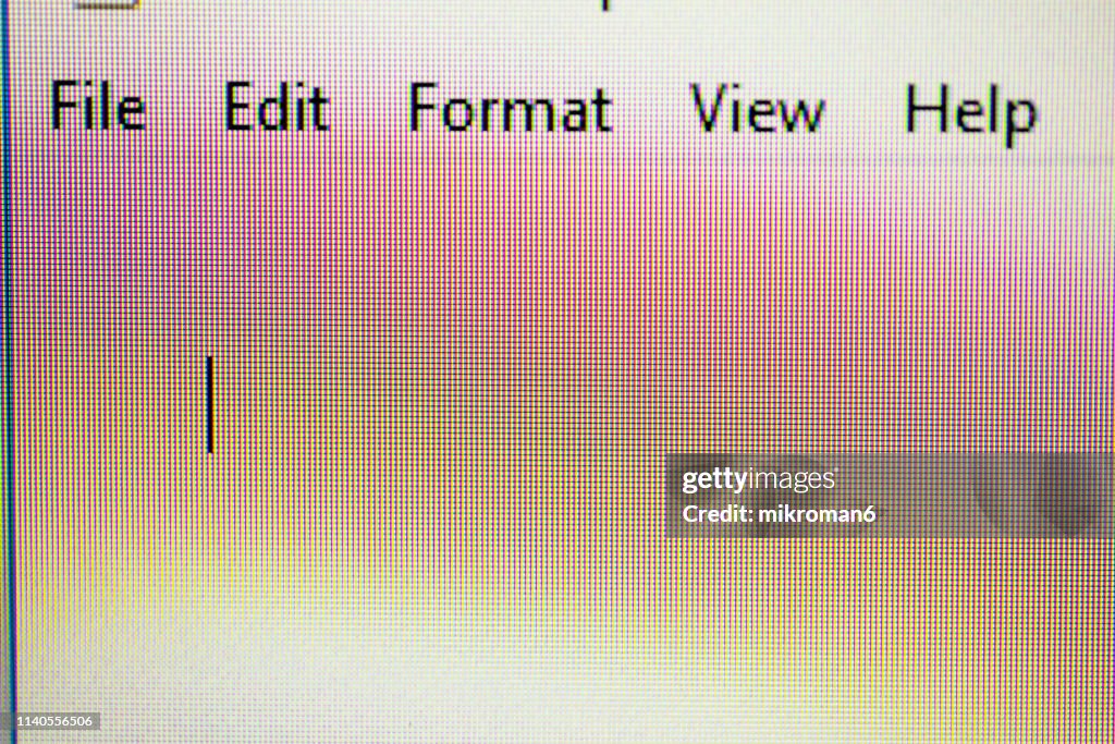 Preparing to write on computer