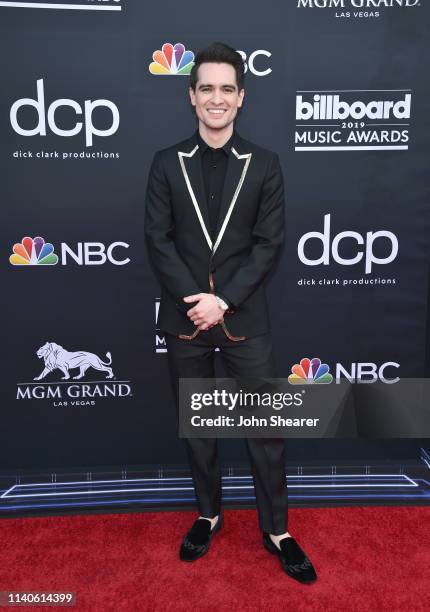 Brendon Urie of Panic! at the Disco attends the 2019 Billboard Music Awards at MGM Grand Garden Arena on May 1, 2019 in Las Vegas, Nevada.