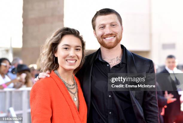 Kristen McAtee and Scotty Sire attend the 2019 Billboard Music Awards at MGM Grand Garden Arena on May 1, 2019 in Las Vegas, Nevada.