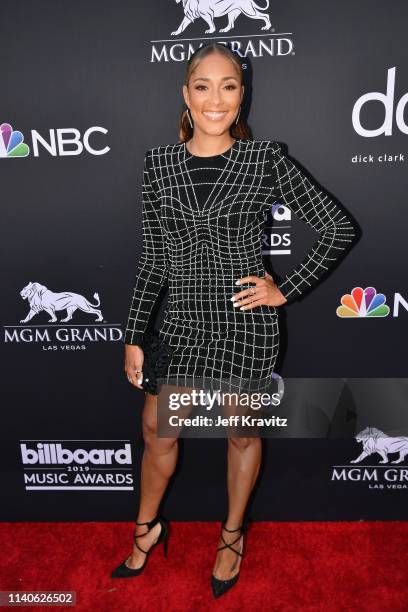 Amanda Seales attends the 2019 Billboard Music Awards at MGM Grand Garden Arena on May 1, 2019 in Las Vegas, Nevada.