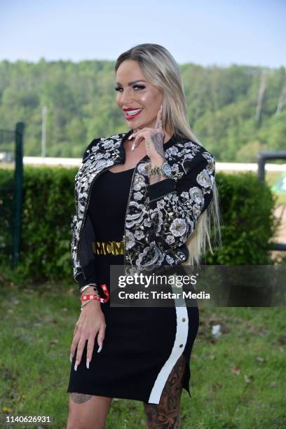 Gina-Lisa Lohfink attends the Bild Race Day on May 1, 2019 in Gelsenkirchen, Germany.