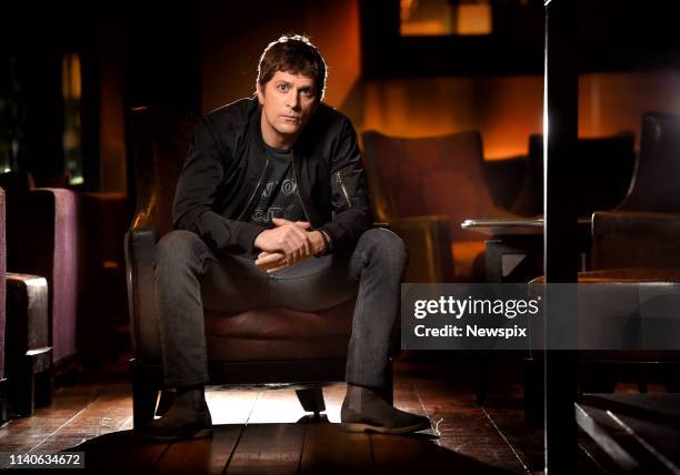 Singer Rob Thomas poses during a photo shoot in Melbourne, Victoria.