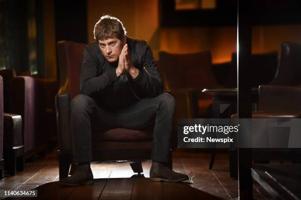 Singer Rob Thomas poses during a photo shoot in Melbourne, Victoria.