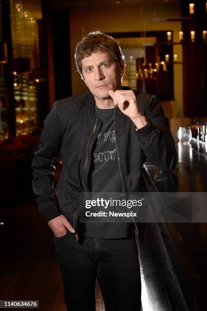 Singer Rob Thomas poses during a photo shoot in Melbourne, Victoria.