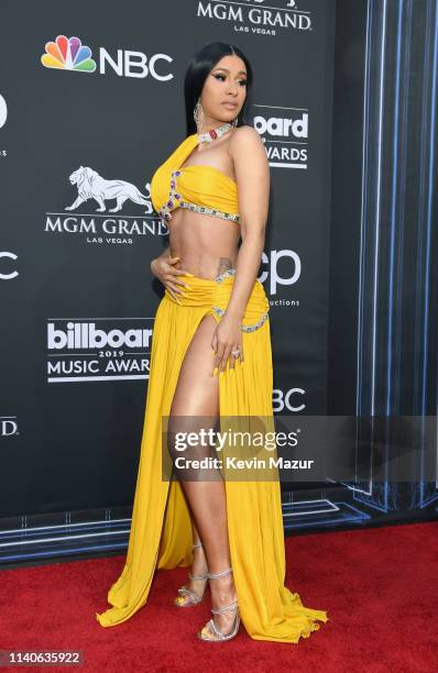 Cardi B attends the 2019 Billboard Music Awards at MGM Grand Garden Arena on May 1, 2019 in Las Vegas, Nevada.