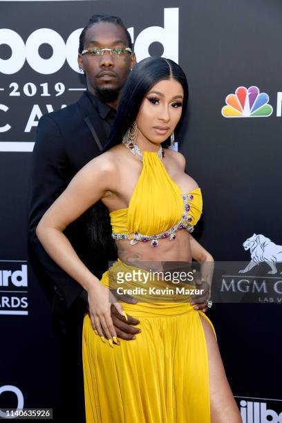 Offset of Migos and Cardi B attend the 2019 Billboard Music Awards at MGM Grand Garden Arena on May 1, 2019 in Las Vegas, Nevada.