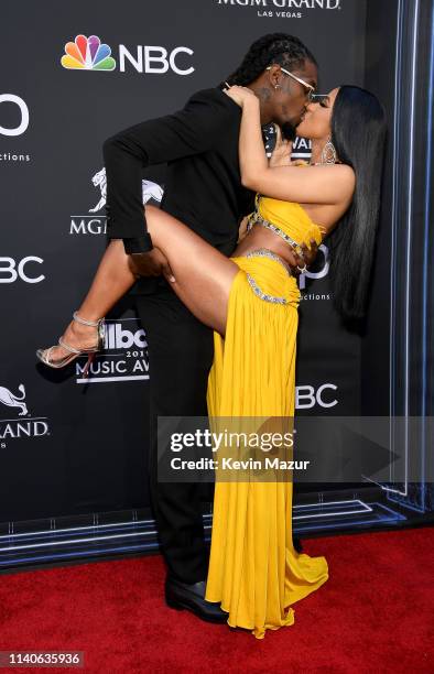 Offset of Migos and Cardi B attend the 2019 Billboard Music Awards at MGM Grand Garden Arena on May 1, 2019 in Las Vegas, Nevada.