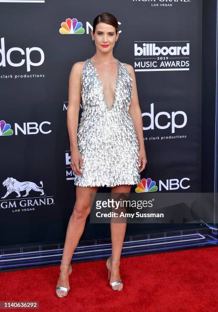 Cobie Smulders attends the 2019 Billboard Music Awards at MGM Grand Garden Arena on May 1, 2019 in Las Vegas, Nevada.