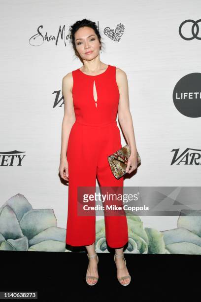 Actress Katrina Lenk attends Variety's Power Of Women: New York at Cipriani Midtown on April 05, 2019 in New York City.