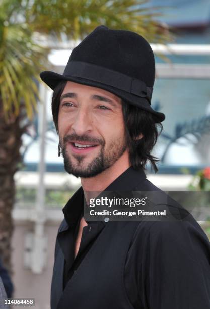 Actor Adrien Brody attends the "Midnight In Paris" Photocall at the Palais des Festivals during the 64th Cannes Film Festival on May 11, 2011 in...