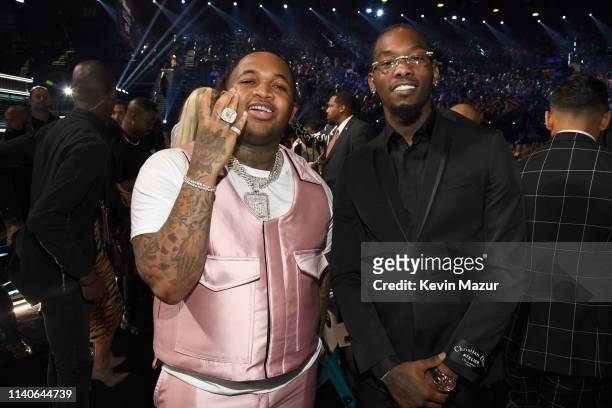 Mustard and Offset of Migos attend the 2019 Billboard Music Awards at MGM Grand Garden Arena on May 1, 2019 in Las Vegas, Nevada.