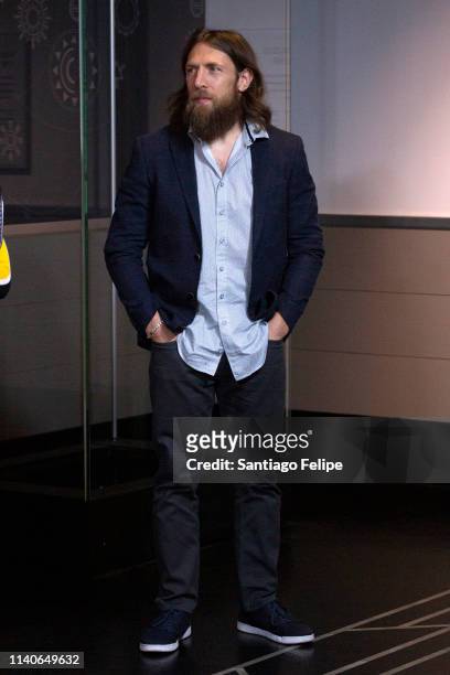 Superstar Daniel Bryan Celebrate's Wrestlemania 35 at The Empire State Building on April 05, 2019 in New York City.