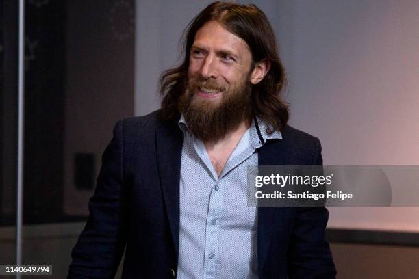 Superstar Daniel Bryan Celebrate's Wrestlemania 35 at The Empire State Building on April 05, 2019 in New York City.