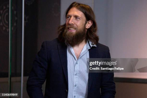 Superstar Daniel Bryan Celebrate's Wrestlemania 35 at The Empire State Building on April 05, 2019 in New York City.