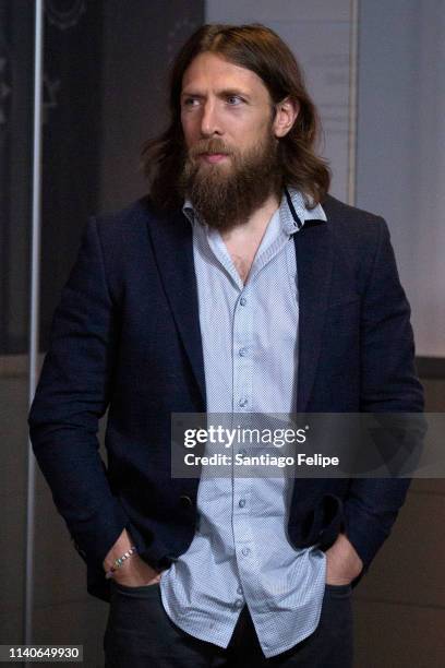 Superstar Daniel Bryan Celebrate's Wrestlemania 35 at The Empire State Building on April 05, 2019 in New York City.