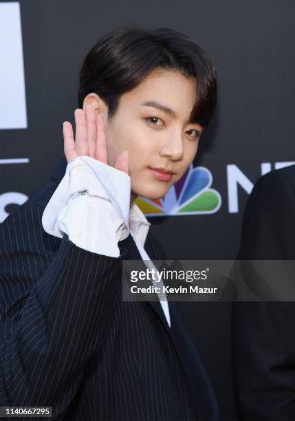 Jungkook of BTS attends the 2019 Billboard Music Awards at MGM Grand Garden Arena on May 1, 2019 in Las Vegas, Nevada.