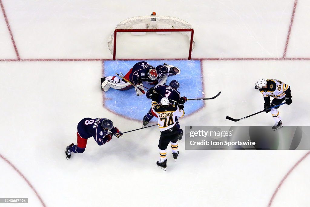 NHL: APR 30 Stanley Cup Playoffs Second Round - Bruins at Blue Jackets