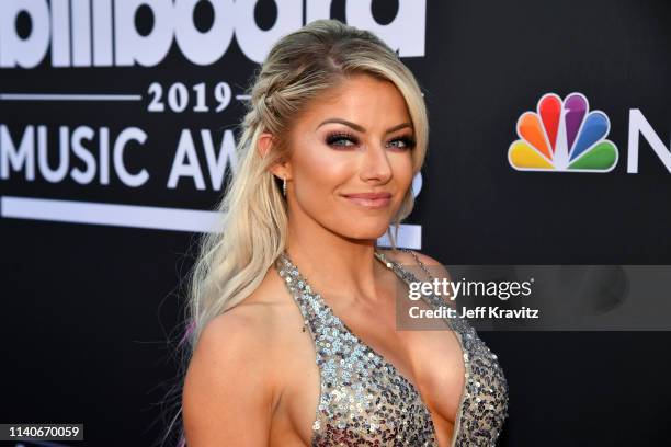 Alexa Bliss attends the 2019 Billboard Music Awards at MGM Grand Garden Arena on May 1, 2019 in Las Vegas, Nevada.