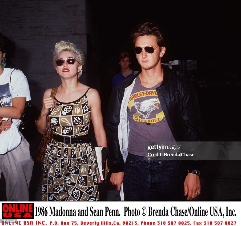 1986 Madonna and Sean Penn.