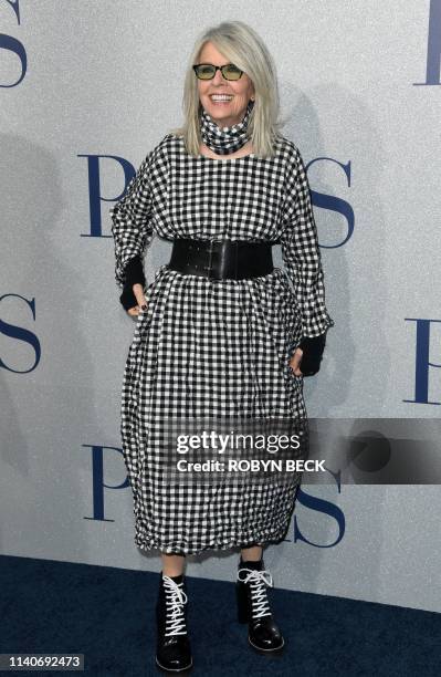 Actress Diane Keaton attends the premiere of STX Entertainment's "Poms" in Los Angeles on May 1, 2019.