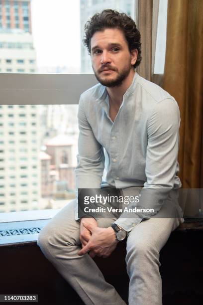 Kit Harington at the "Game Of Thrones" Press Conference at the Mandarin Oriental Hotel on April 04, 2019 in New York City.