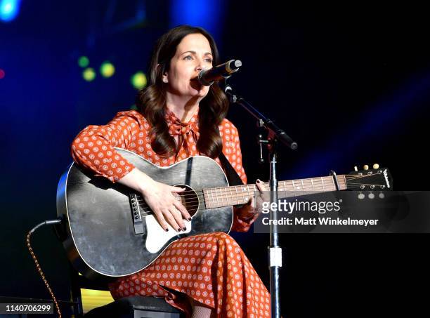 Lori McKenna performs onstage at ACM: Stories, Songs & Stars: A Songwriter's Event Benefiting ACM Lifting Lives on April 05, 2019 in Las Vegas,...