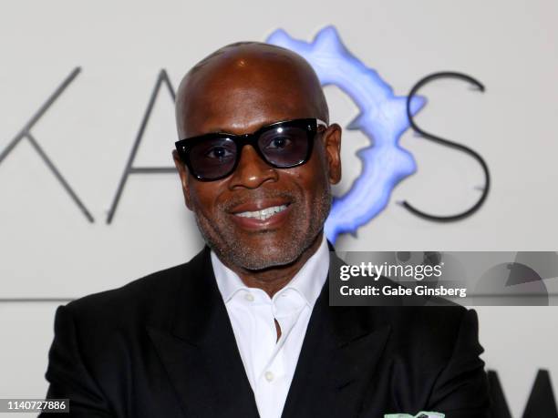 Music producer L.A. Reid attends the grand opening of KAOS Dayclub & Nightclub at Palms Casino Resort on April 05, 2019 in Las Vegas, Nevada.