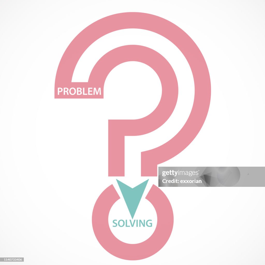 Image Represent Problem Conceptual Graphic Of Problem Solving High-Res Vector Graphic - Getty ...
