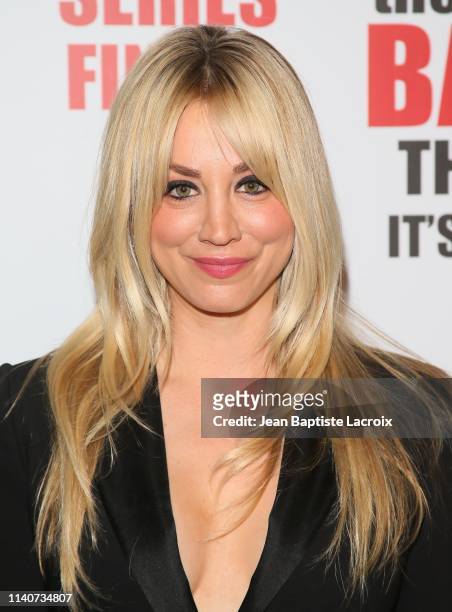 Kaley Cuoco attends series finale party for CBS' "The Big Bang Theory" at The Langham Huntington, Pasadena on May 01, 2019 in Pasadena, California.