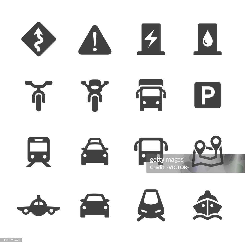 Traffic Icons Set - Acme Series