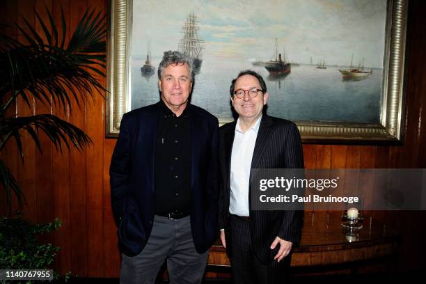 Tom Bernard and Mike Barker attend Sony Pictures Classics And The Cinema Society Host The After Party For The Tribeca Film Festival Premiere Of...