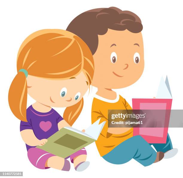 reading book - reading stock illustrations