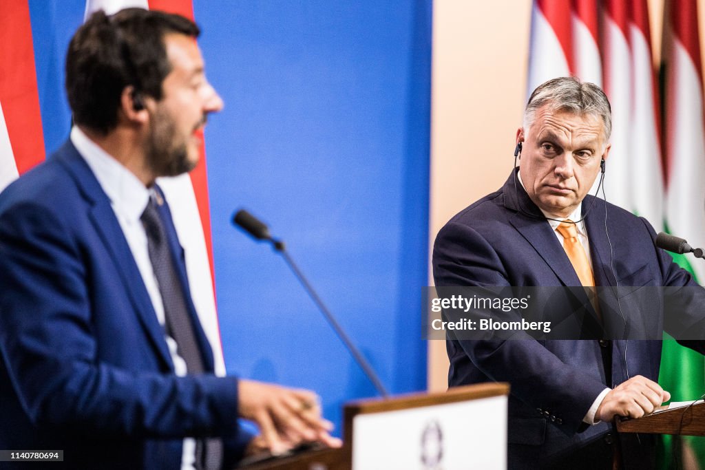 Hungary's Orban Meets With Italy's Deputy PM Salvini